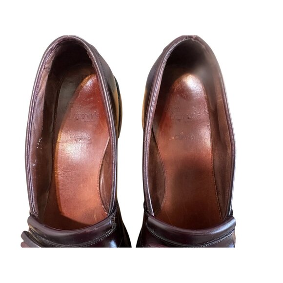 Allen Edmonds Chelsea Leather Loafers Mens Size 11.5 Brown Tassel Office Classic main image 4